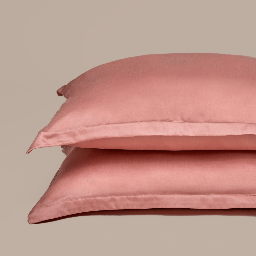 Tencel kussensloop terra roze