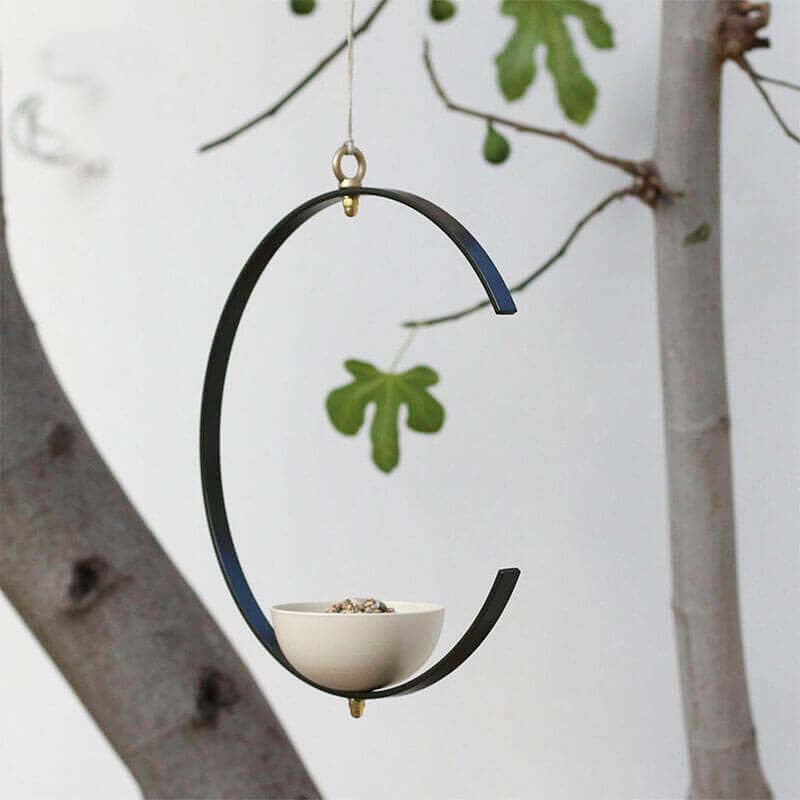 Milla - hangend vogelbad & voederschaal