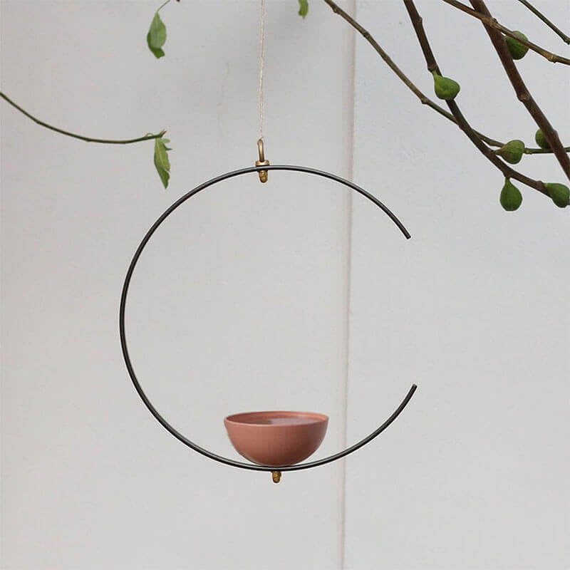 Milla - hangend vogelbad & voederschaal