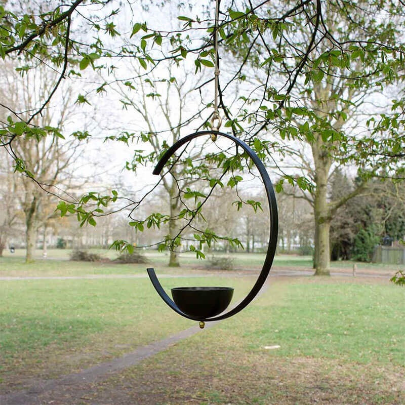 Milla - hangend vogelbad & voederschaal