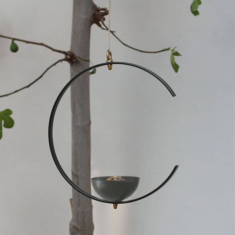 Milla - hangend vogelbad & voederschaal