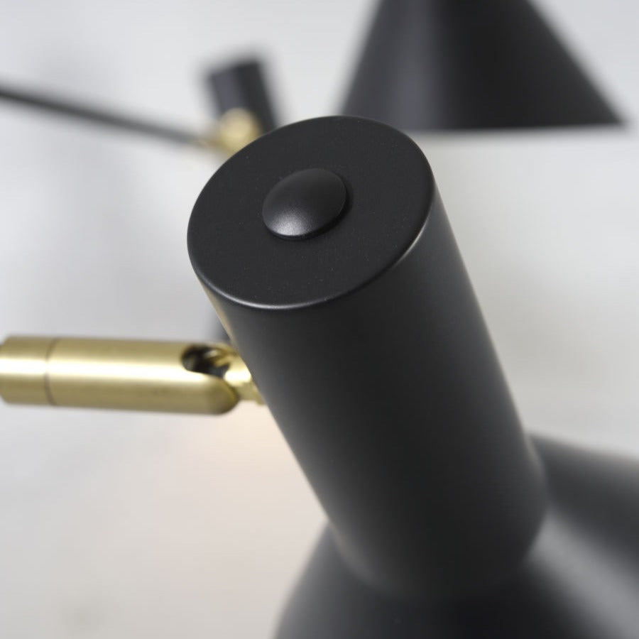 Izmir - hanglamp zwart - goud