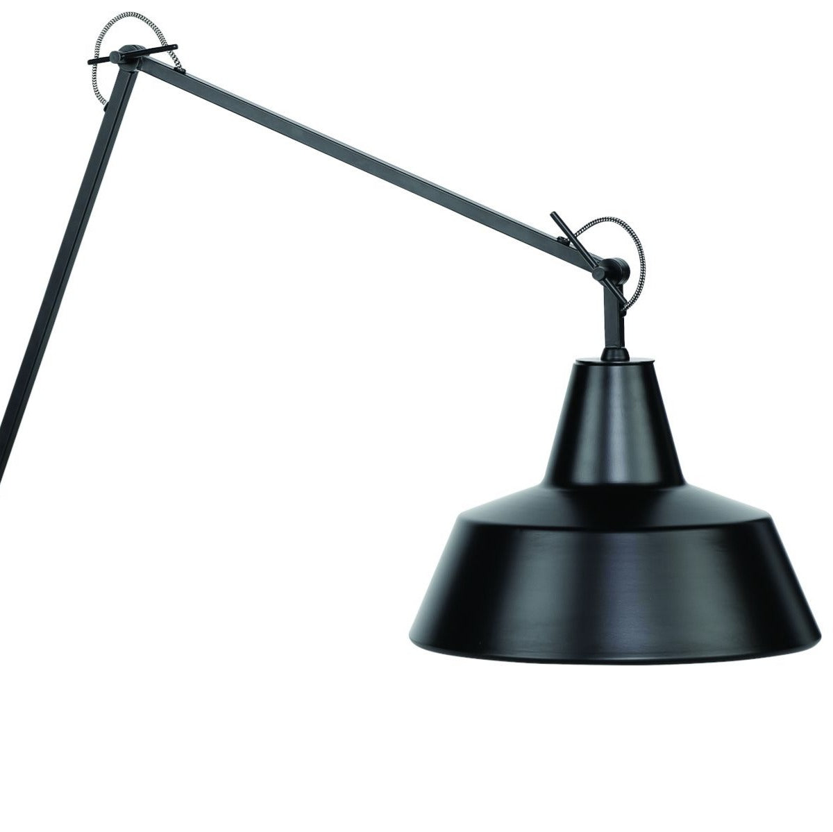 CHICAGO - wandlamp - ijzer - zwart