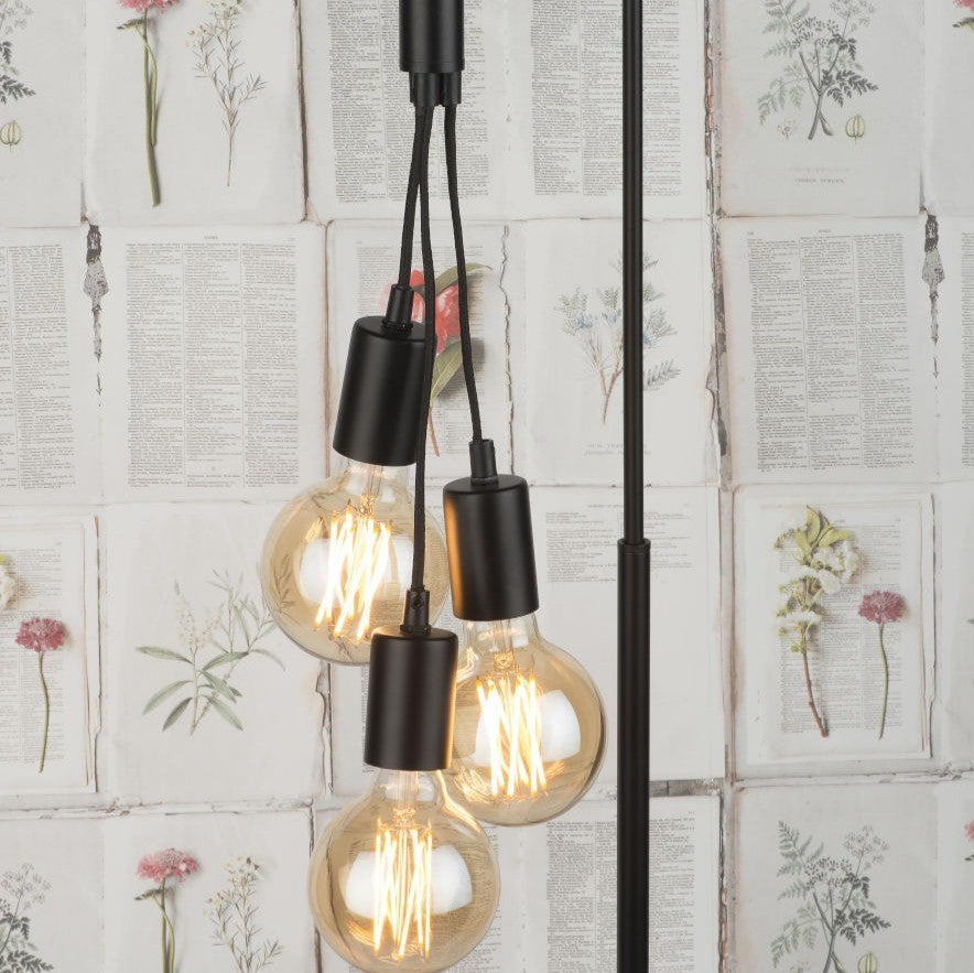 Oslo - vloerlamp- zwart