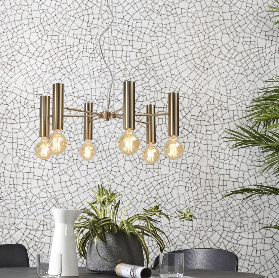 Cannes - hanglamp - ijzer - goud