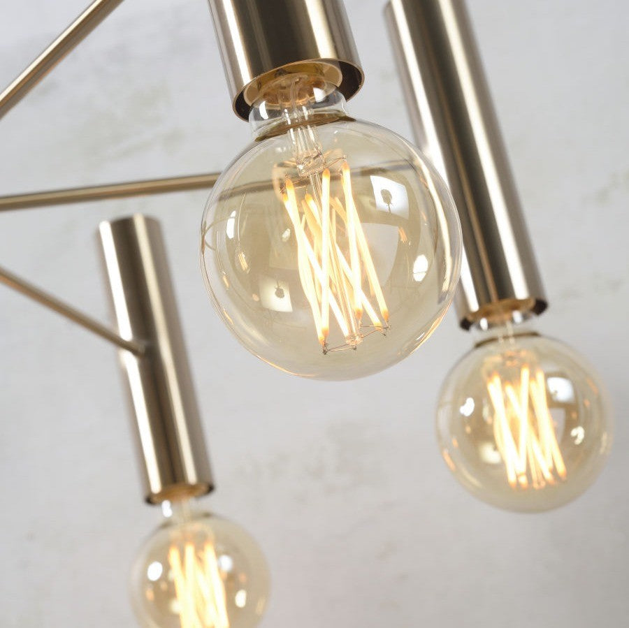 Cannes - hanglamp - ijzer - goud