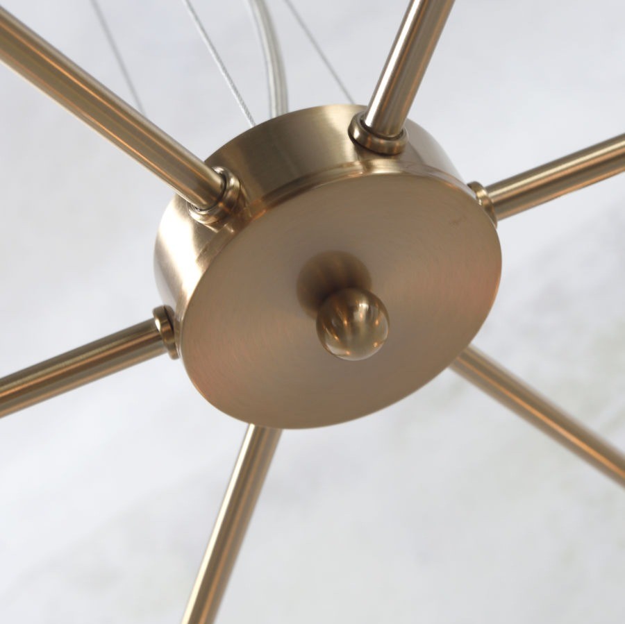 Cannes - hanglamp - ijzer - goud