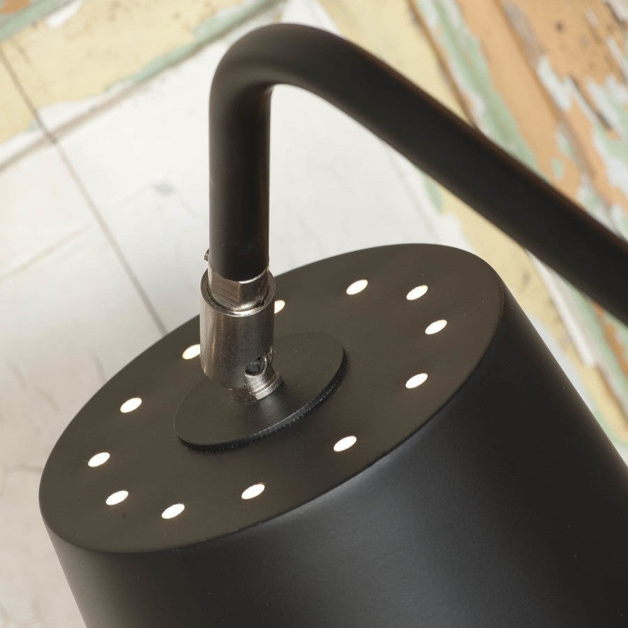 Barcelona - vloerlamp - ijzer - zwart