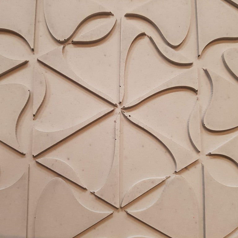 Betonnen Design Paneel Concrete Curls