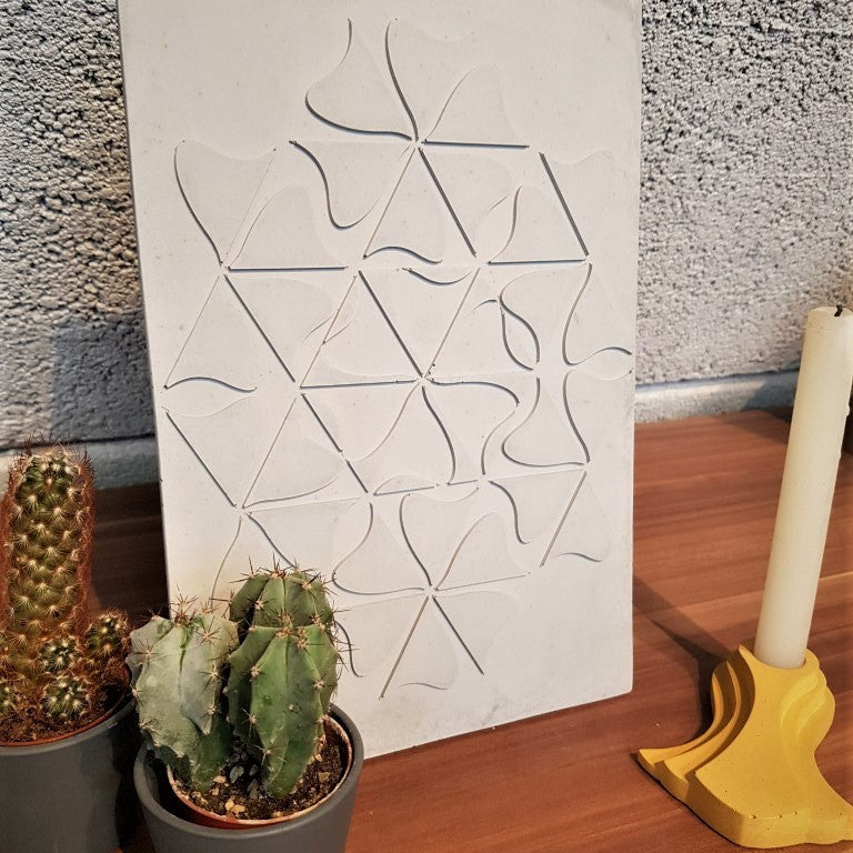 Betonnen Design Paneel Concrete Curls