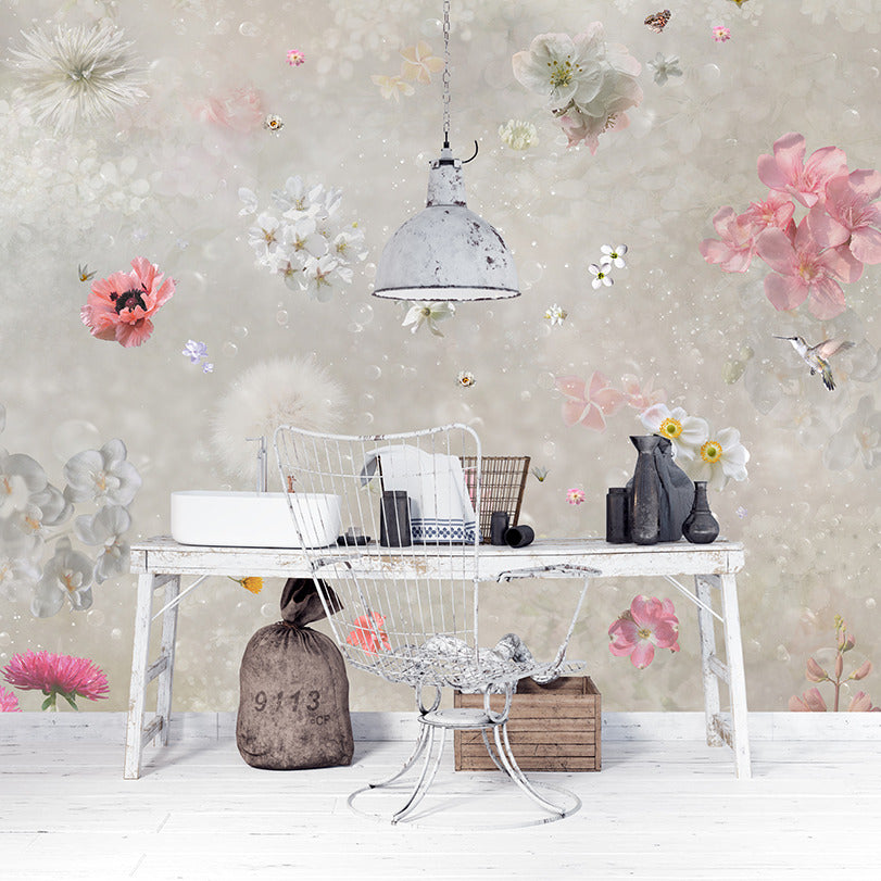 Behang Peaches & Cream I Airtex