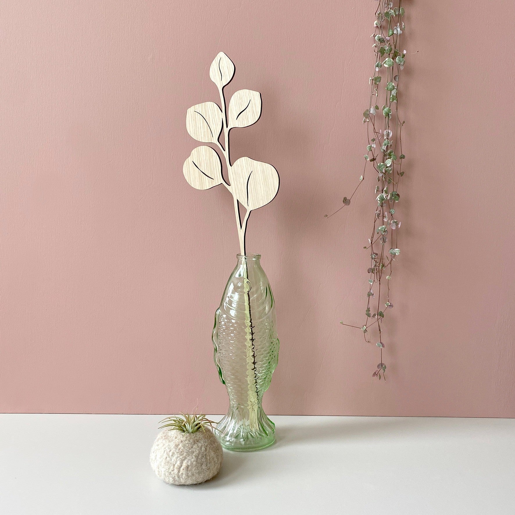 Poppy wood sculpture
