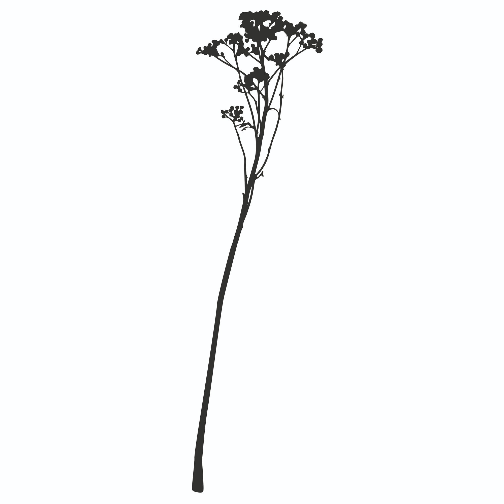Berry branch sculpture wood I Bessentak hout