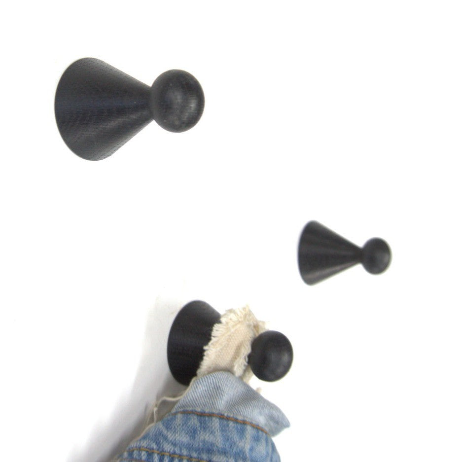 3 stuks eikenhouten kapstokhaken SNOOP