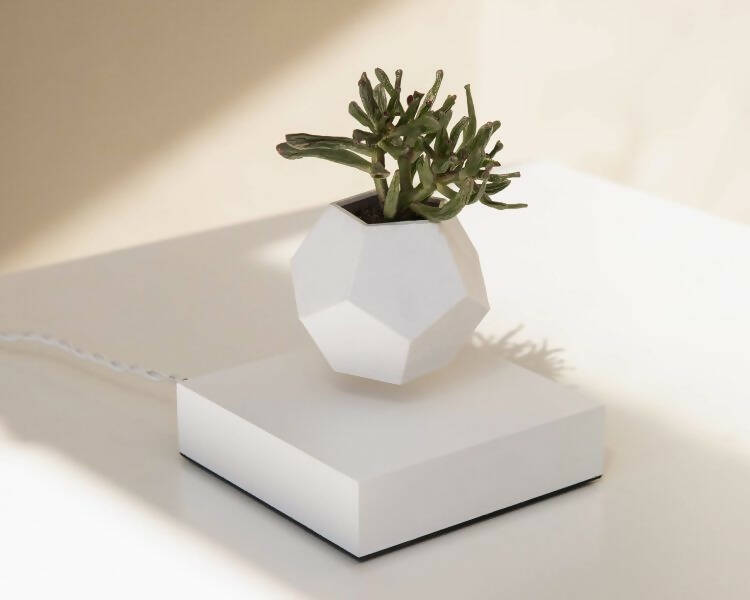 LYFE Levitating Planter – White