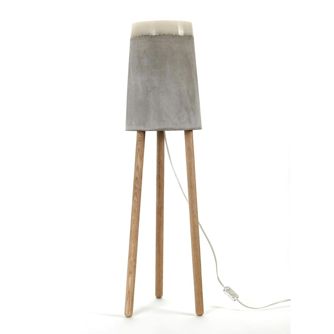 CONCRETE tafel/vloer lamp Large