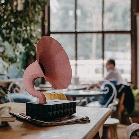 Akoestische Smartphone Versterker – Flamingo