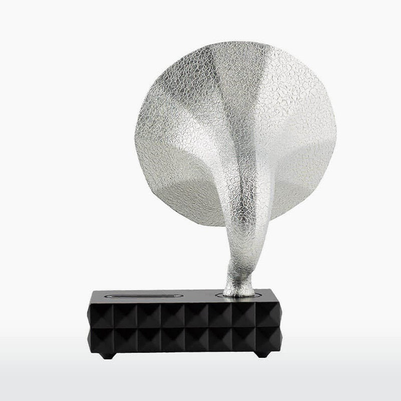 Akoestische Smartphone Versterker – Solid Silver