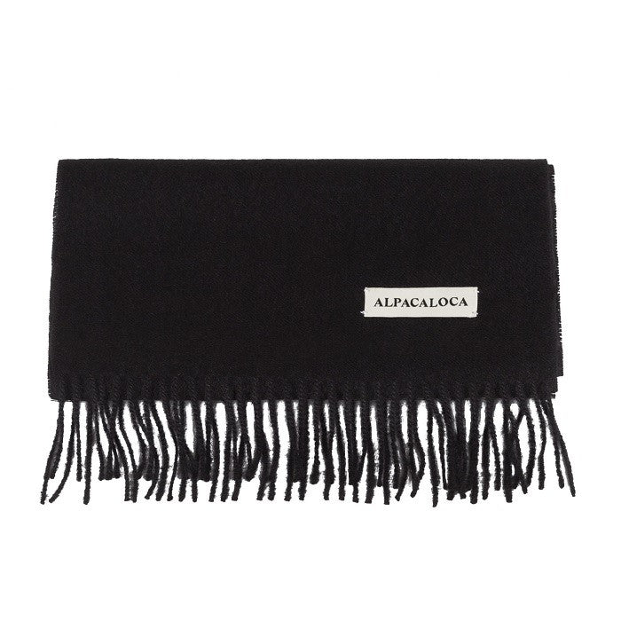 Scarf Baby Alpaca Black