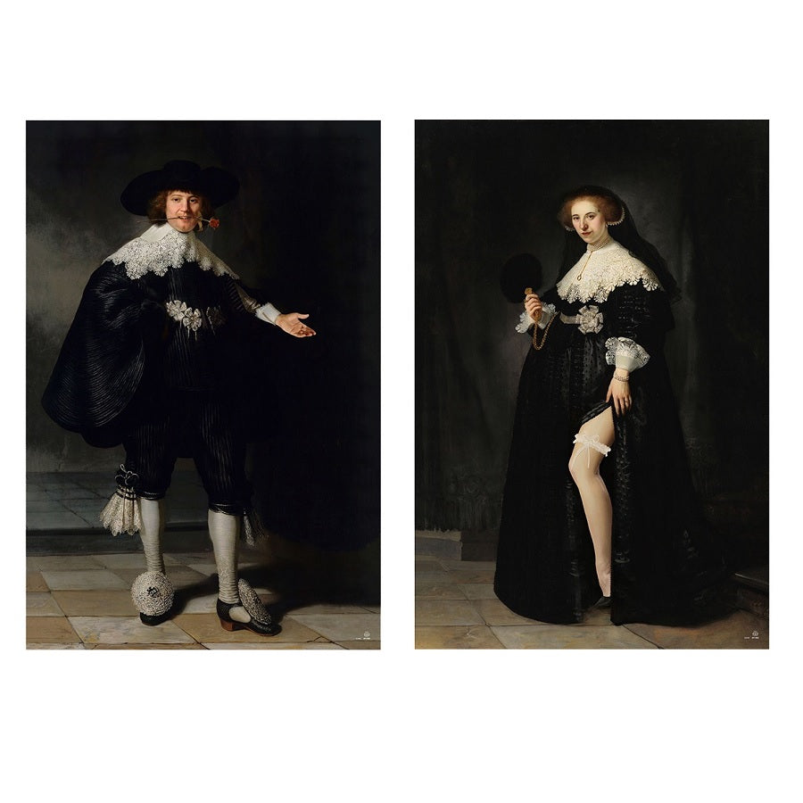 Arty-Shock Oopjen & Marten - Small - 60 x 90 cm