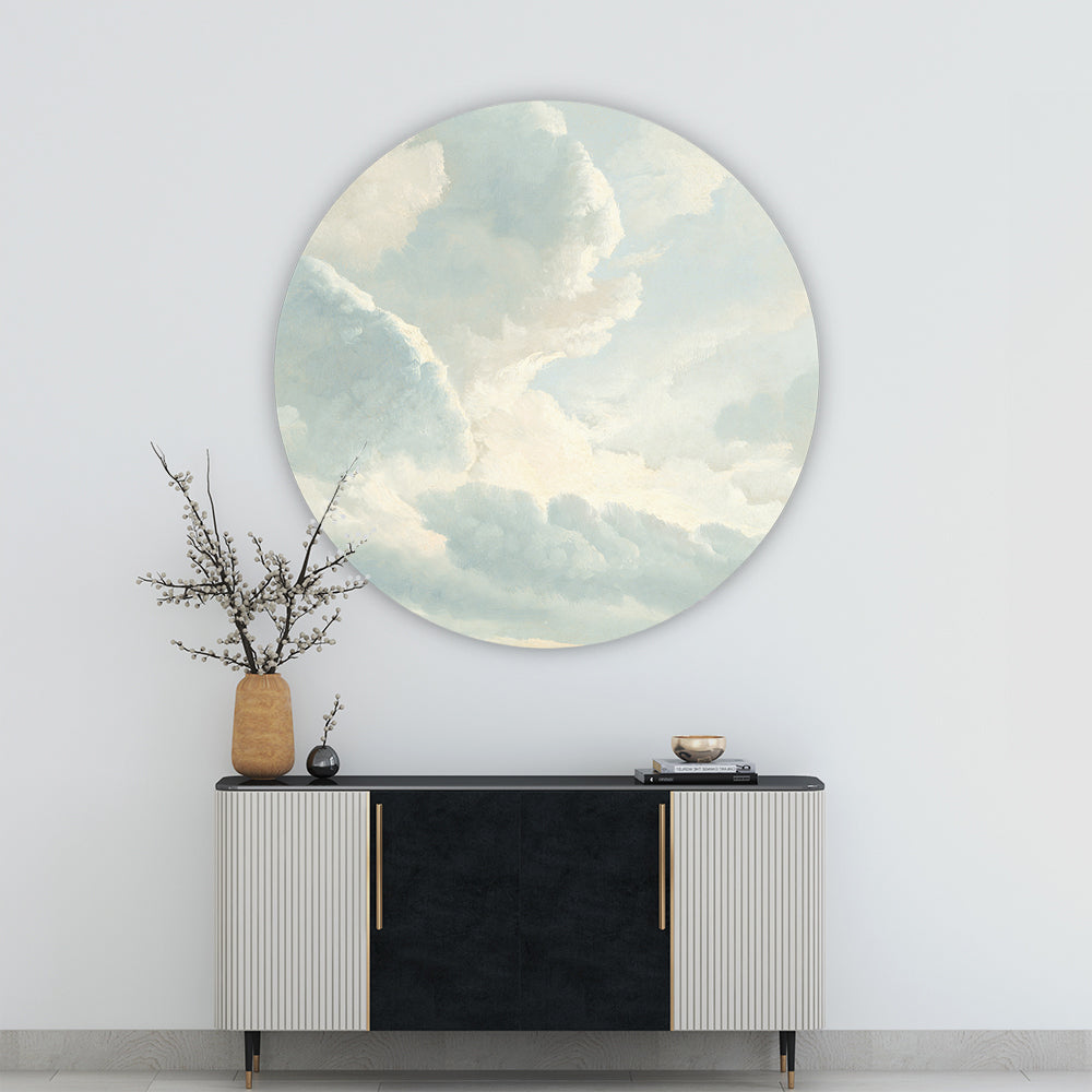 Behangcirkel Clouds ⌀ 100 cm