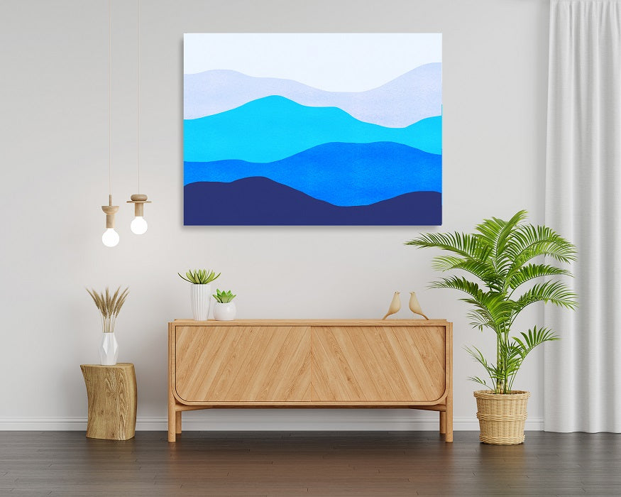 Blue Desert - Liggend