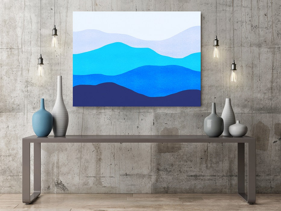 Blue Desert - Liggend