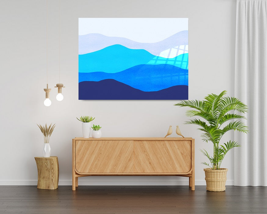 Blue Desert - Liggend