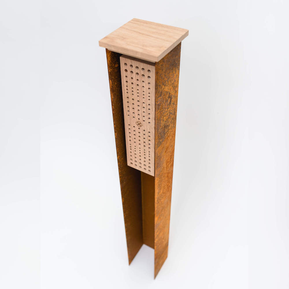 Design Bijenhotel High End - Cortenstaal - Beutezug