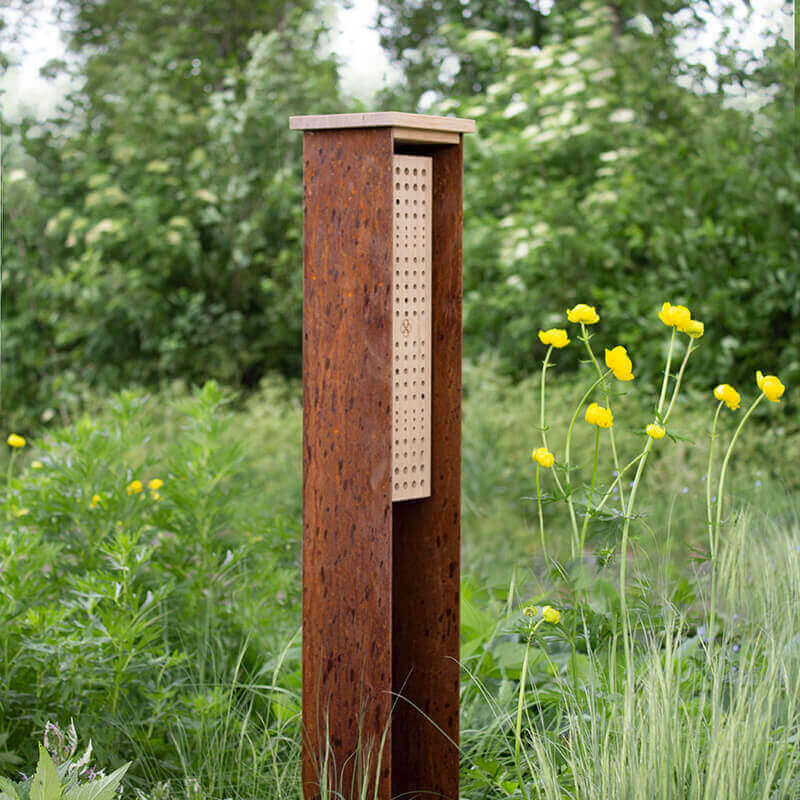 Design Bijenhotel High End - Cortenstaal - Beutezug