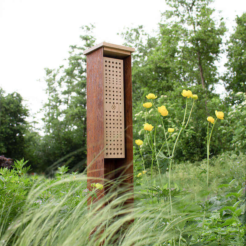 Design Bijenhotel High End - Cortenstaal - Beutezug