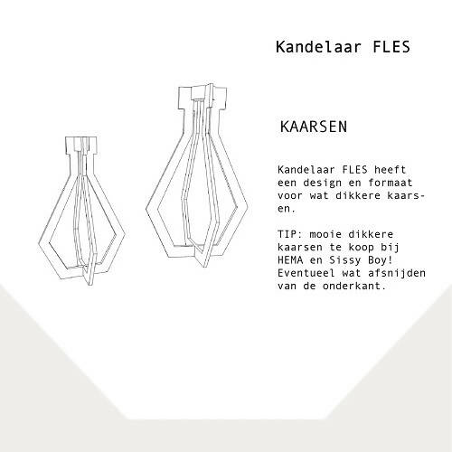 Kandelaar Fles