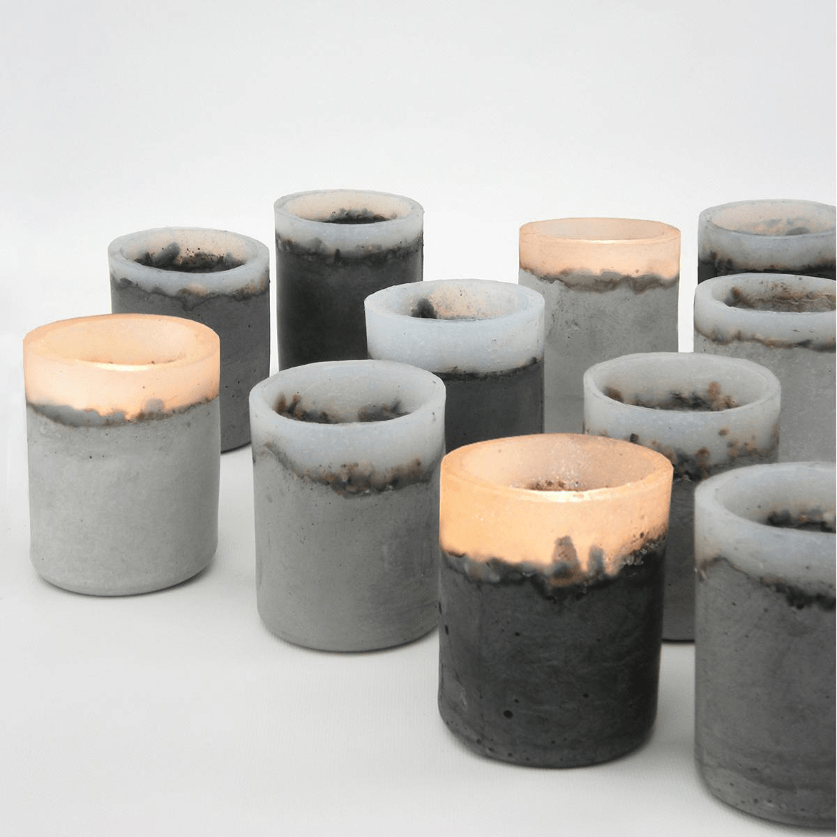 CONCRETE candle holder | sfeerlicht