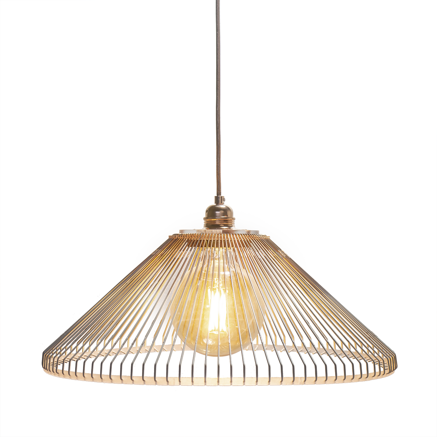 Hanglamp circulair HOOK"d wit - by Tolhuijs Design