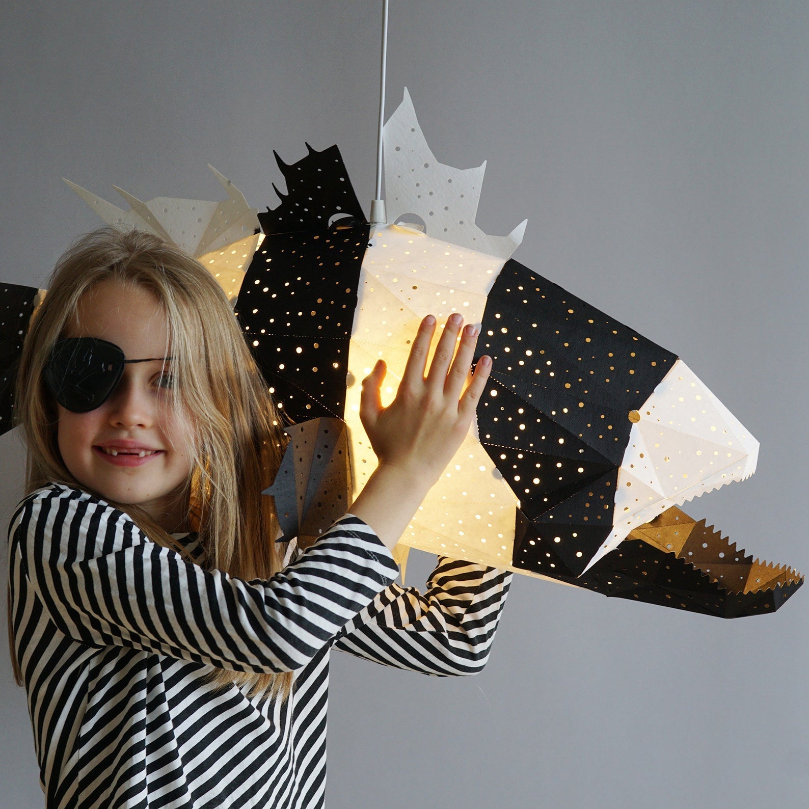 Giant Zebrafish Origami Lamp