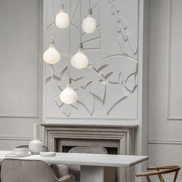 Hanglamp met porseleinen fitting inclusief Sala LED lamp