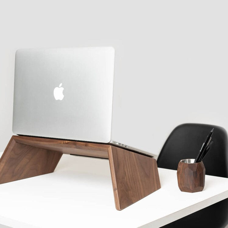 Houten Laptopstandaard – Walnoot