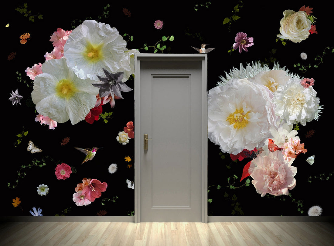 Behang Roses Sunrise I Provinyl