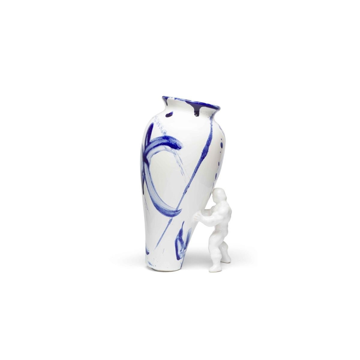 My Superhero Vaas - Small - Delfts Blauw