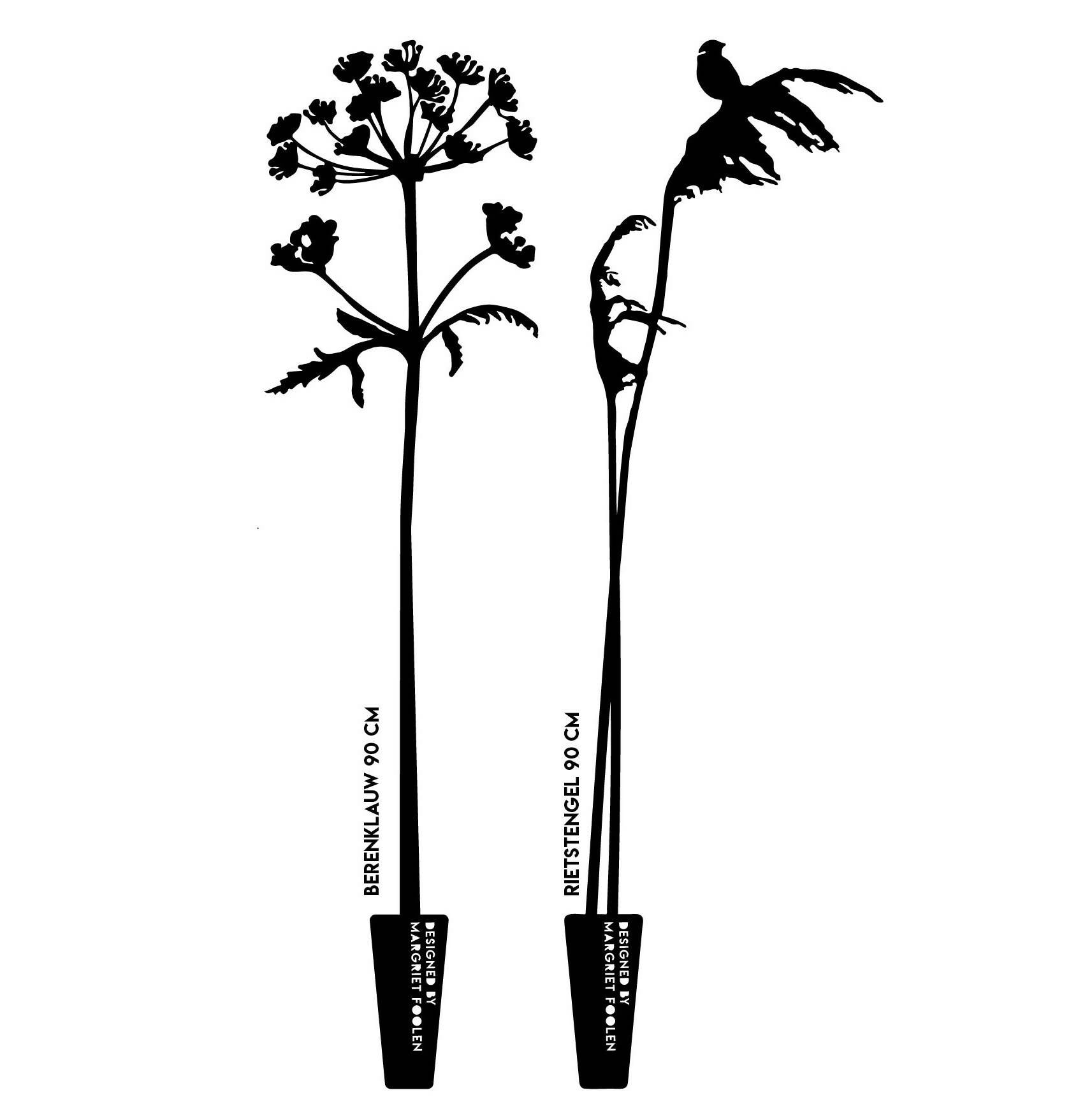 Berenklauw Cortenstaal 90 cm