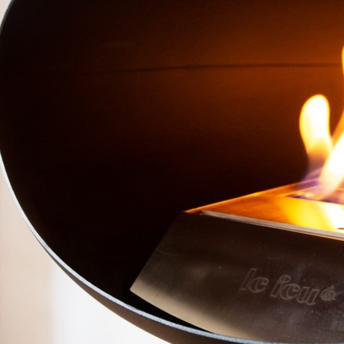 Le Feu White Steel High Haard - RVS stang/voetplaat