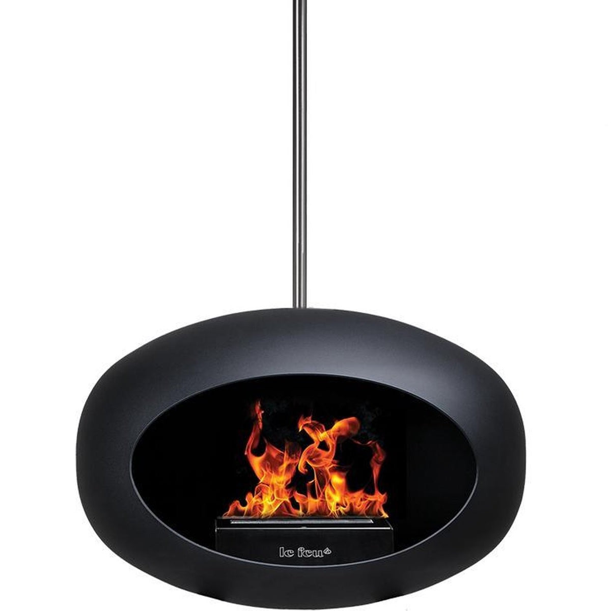 Le Feu Black Sky Haard Hangend 120 cm - RVS stang
