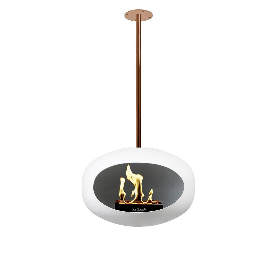 Le Feu White Sky Haard Hangend 120 cm - Rose Gold stang