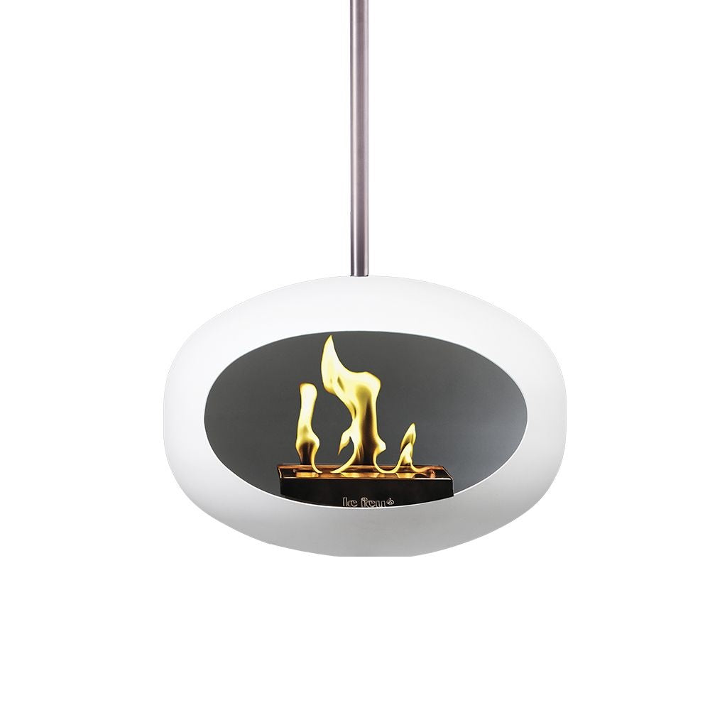 Le Feu White Sky Haard Hangend 140 cm - RVS stang