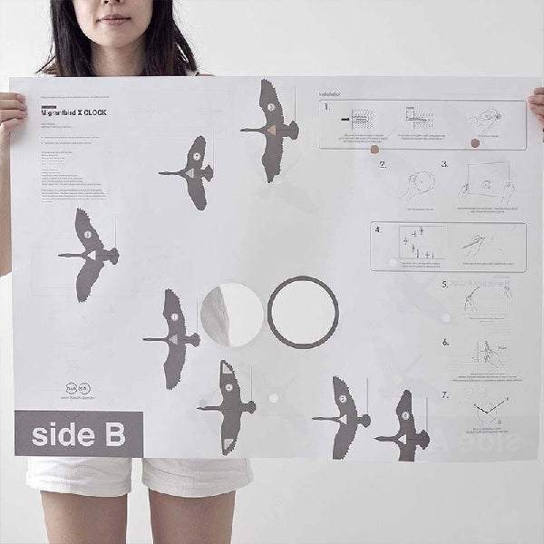 Migrantbird klok - V vorm - HaoShi