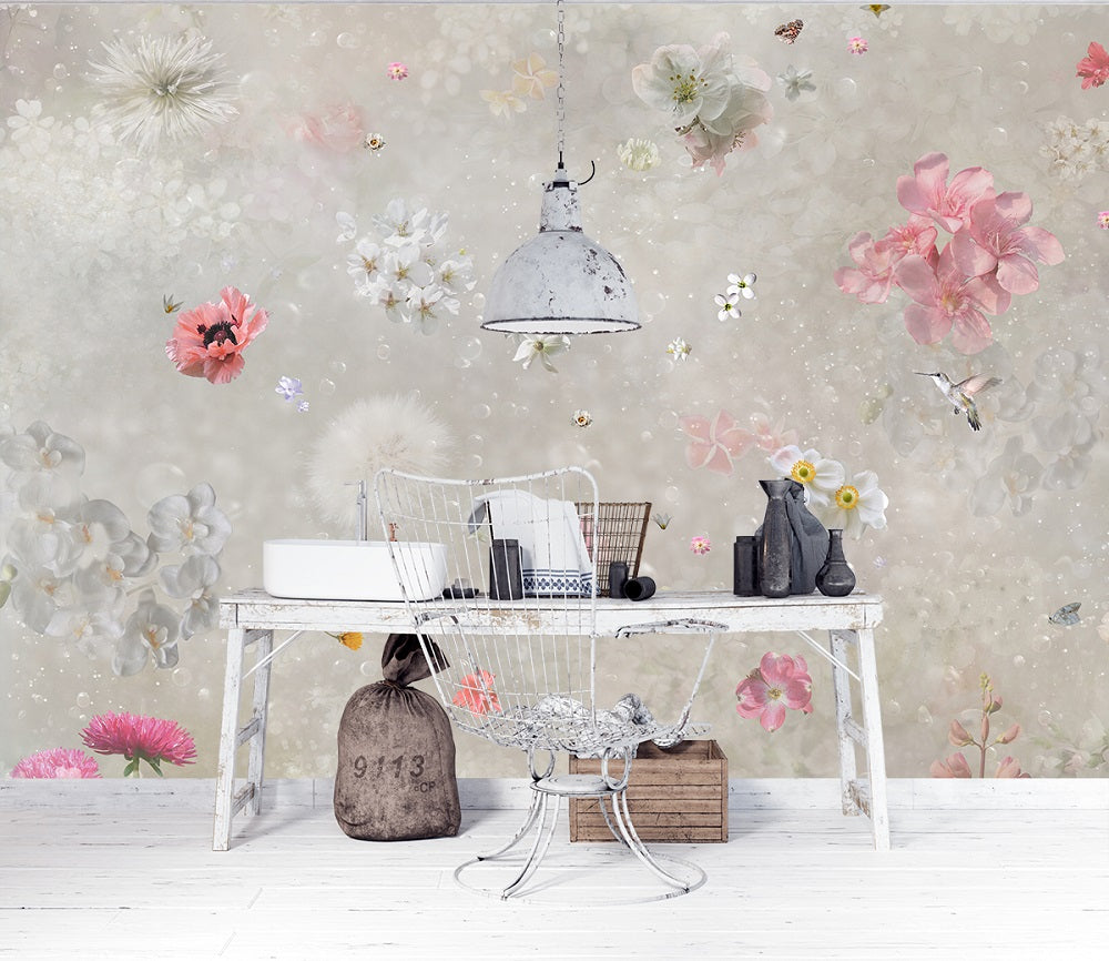 Behang Peaches & Cream I Ecotex