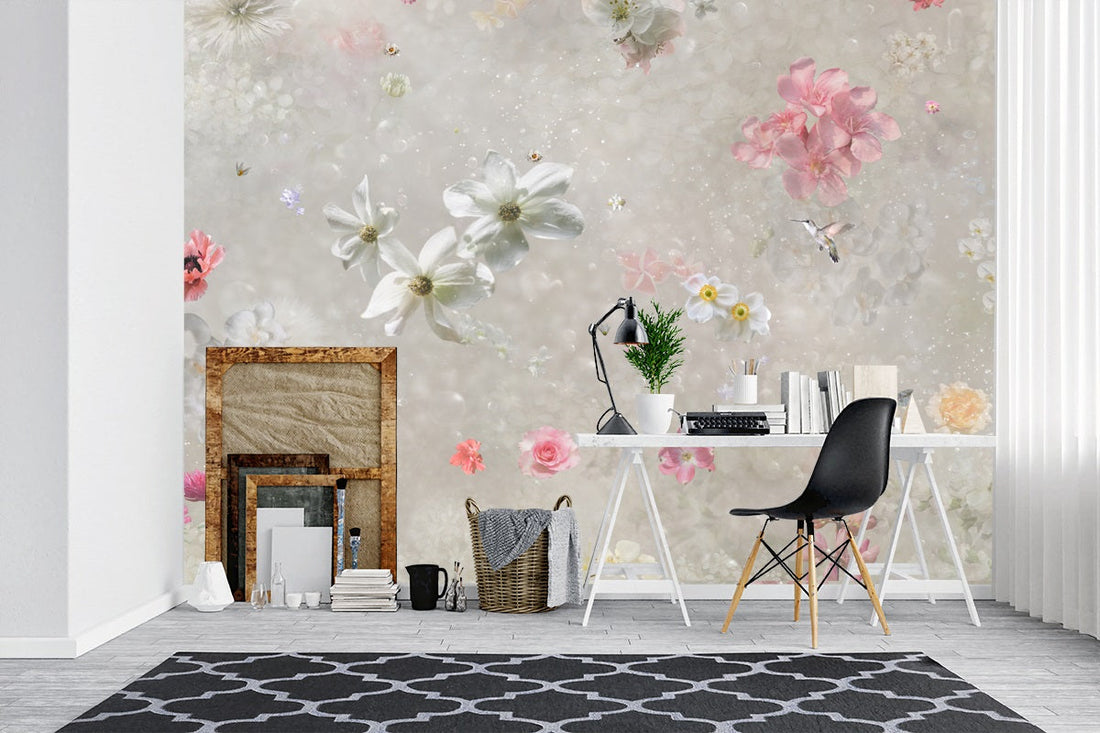 Behang Peaches & Cream I Ecotex