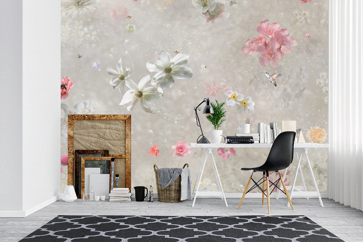 Behang Peaches & Cream I Provinyl