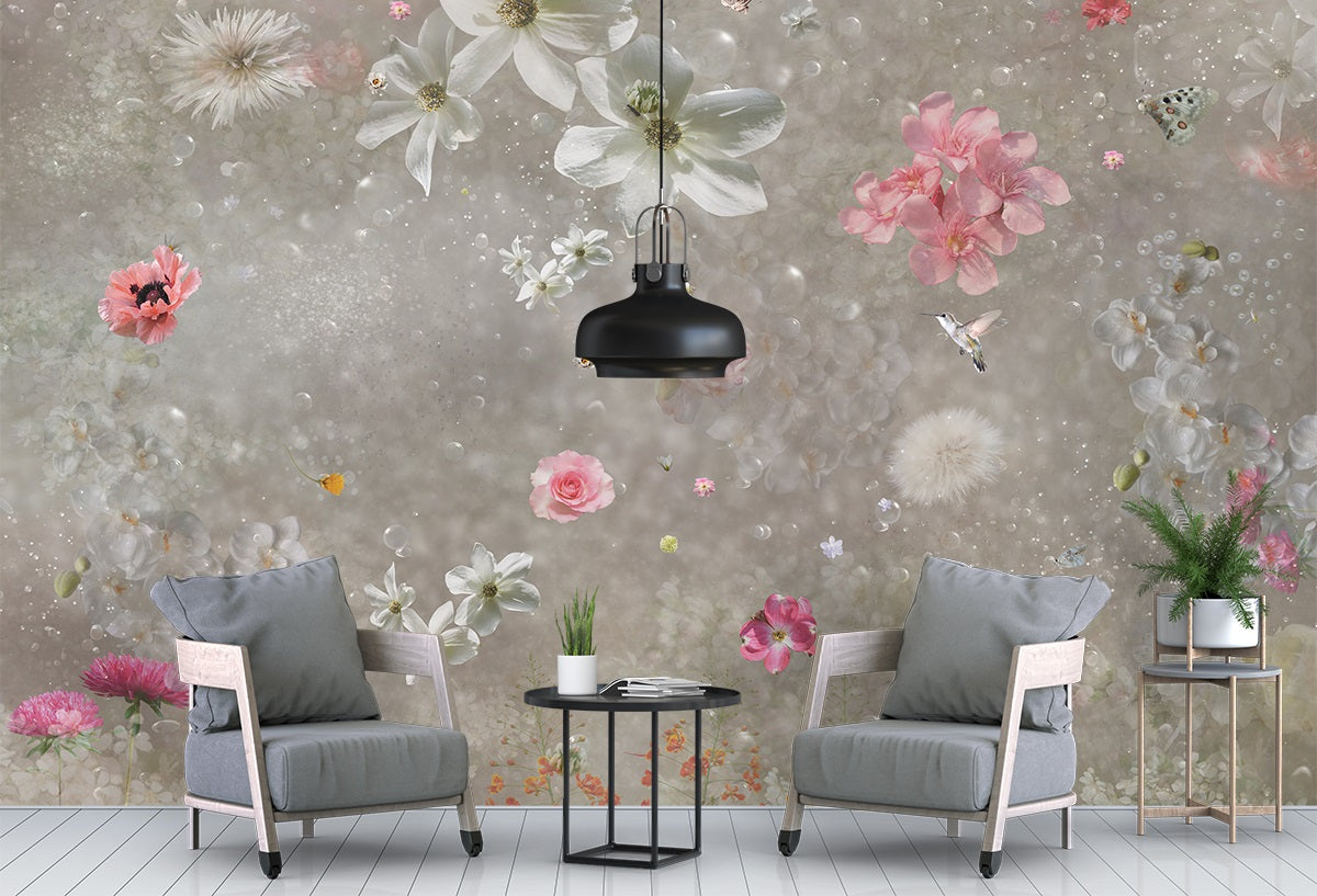 Behang Peaches & Cream I Provinyl