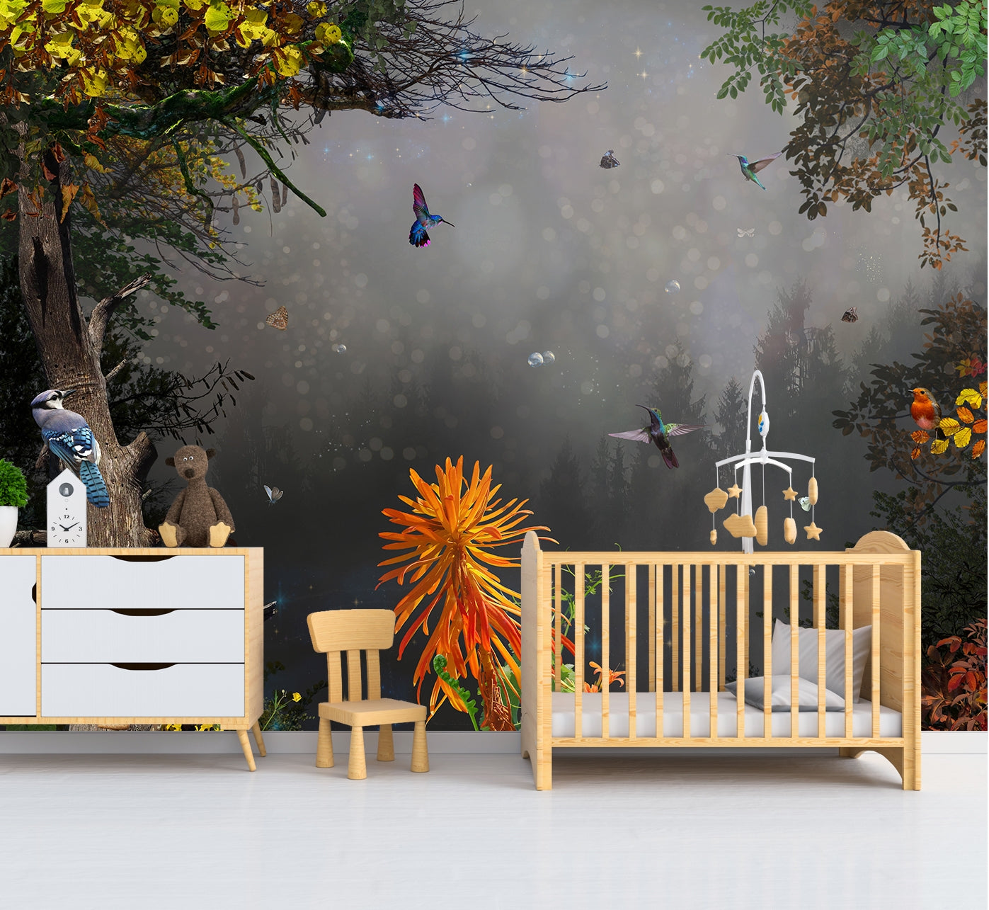 Behang Night I Provinyl